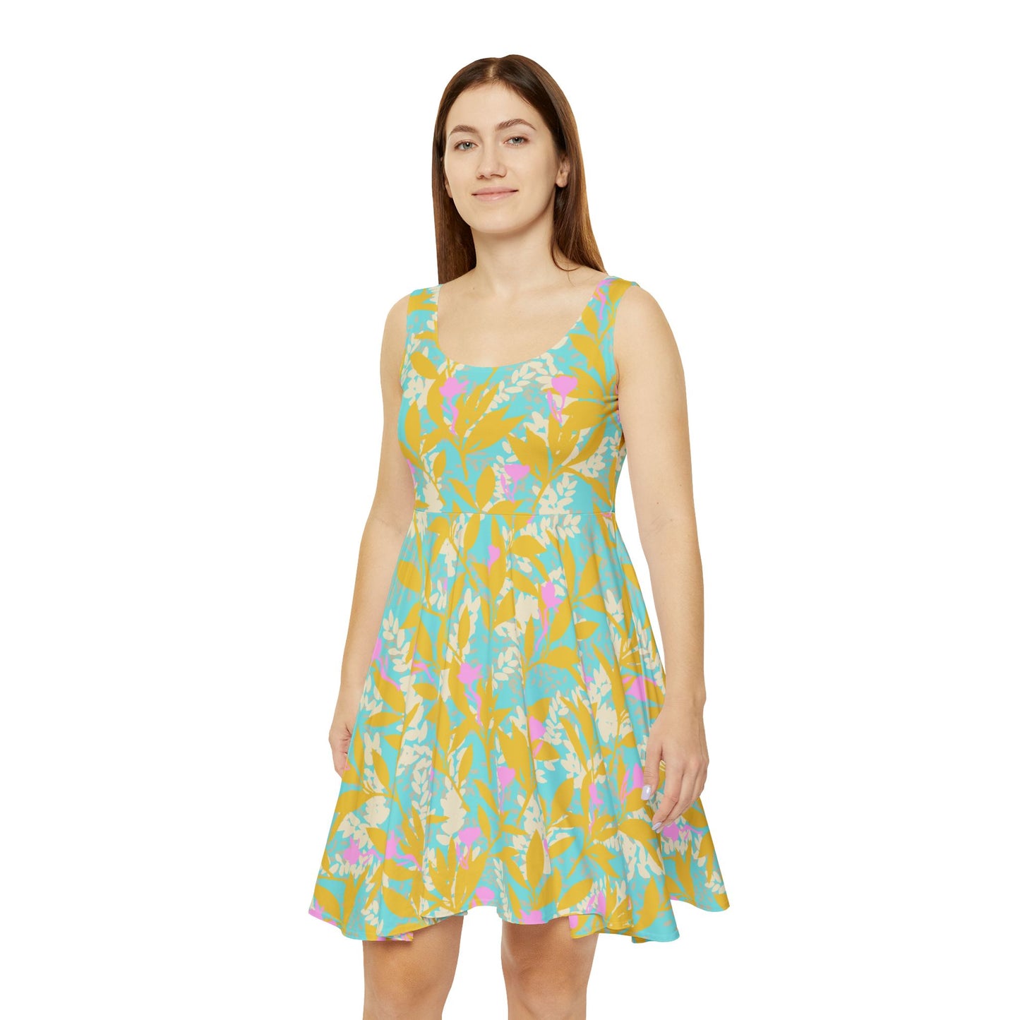 Tropical Skater Dress