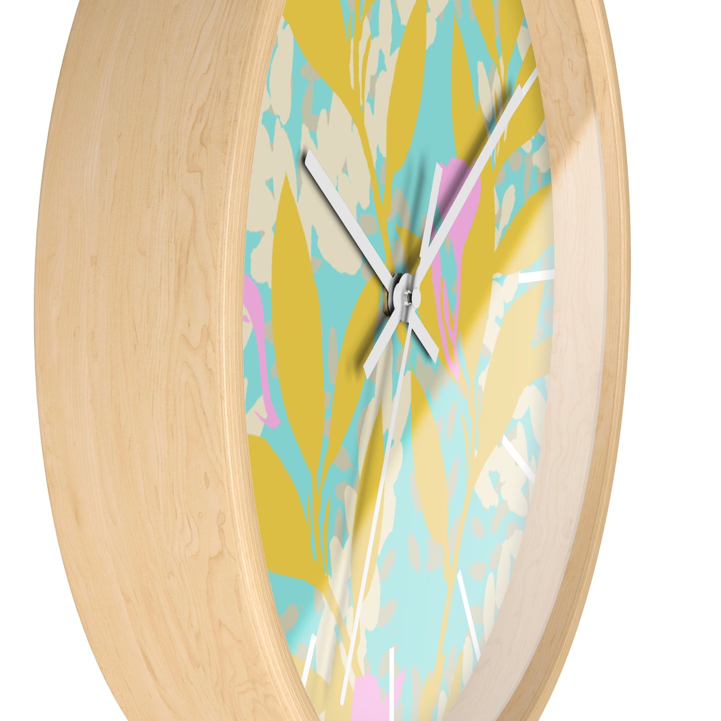 Wall Clock-Garden Morning Impression