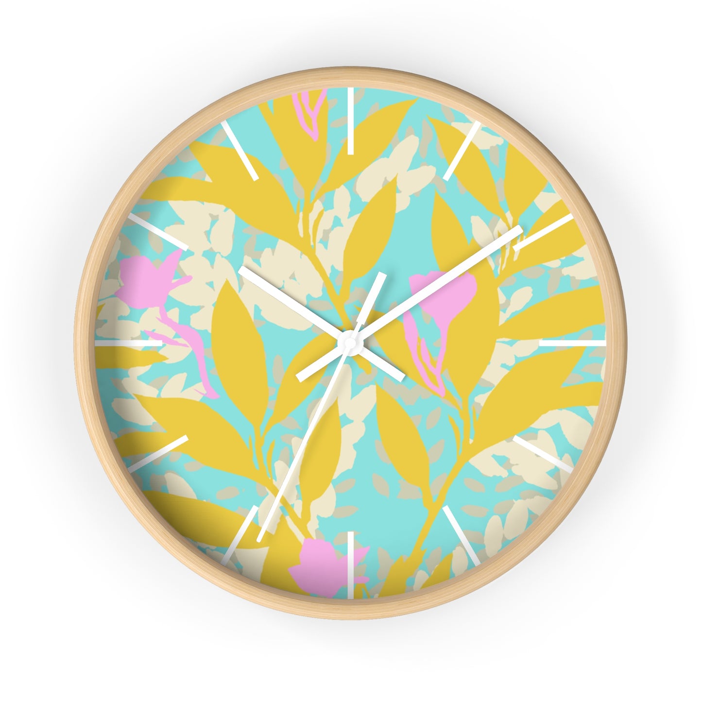 Wall Clock-Garden Morning Impression