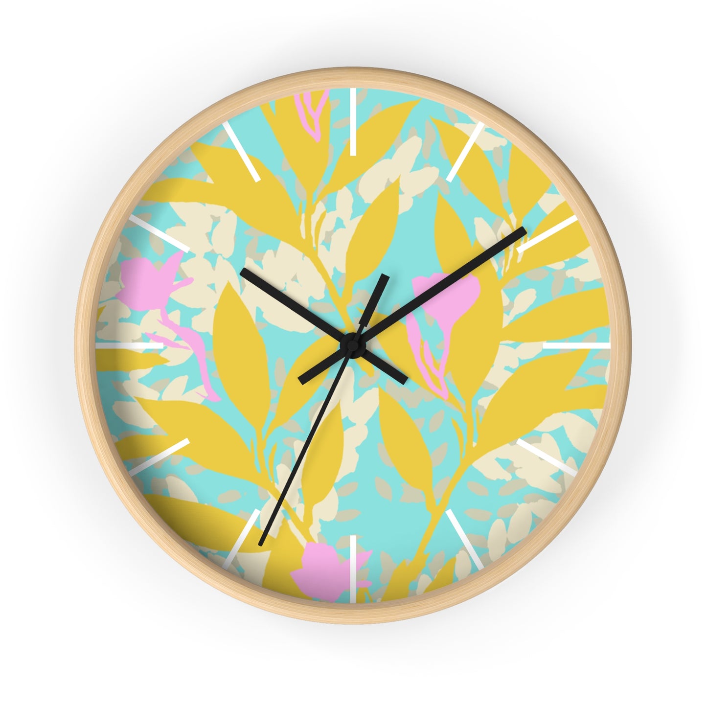 Wall Clock-Garden Morning Impression