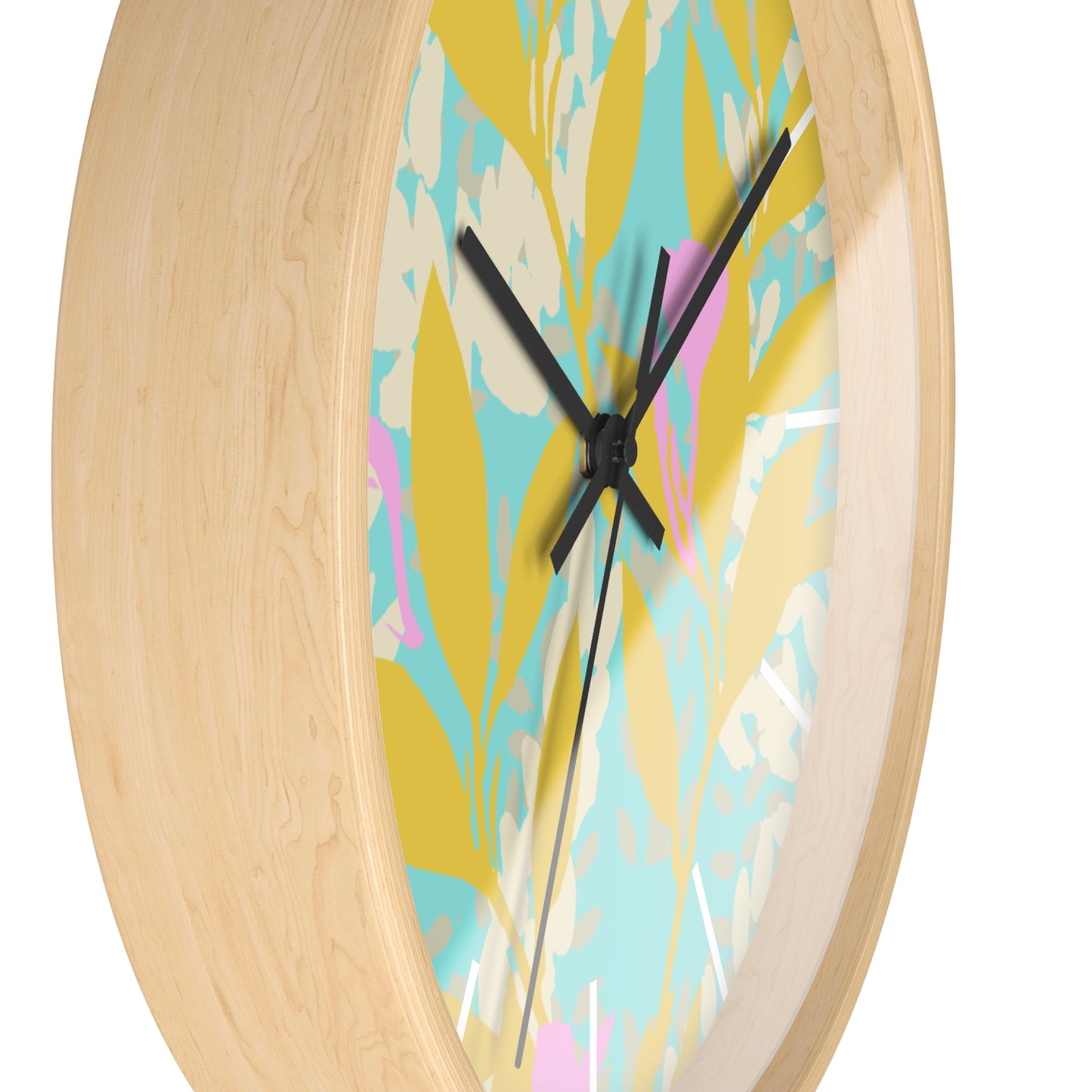 Wall Clock-Garden Morning Impression