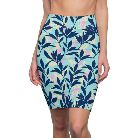 Pencil Skirt - Garden Night Impression