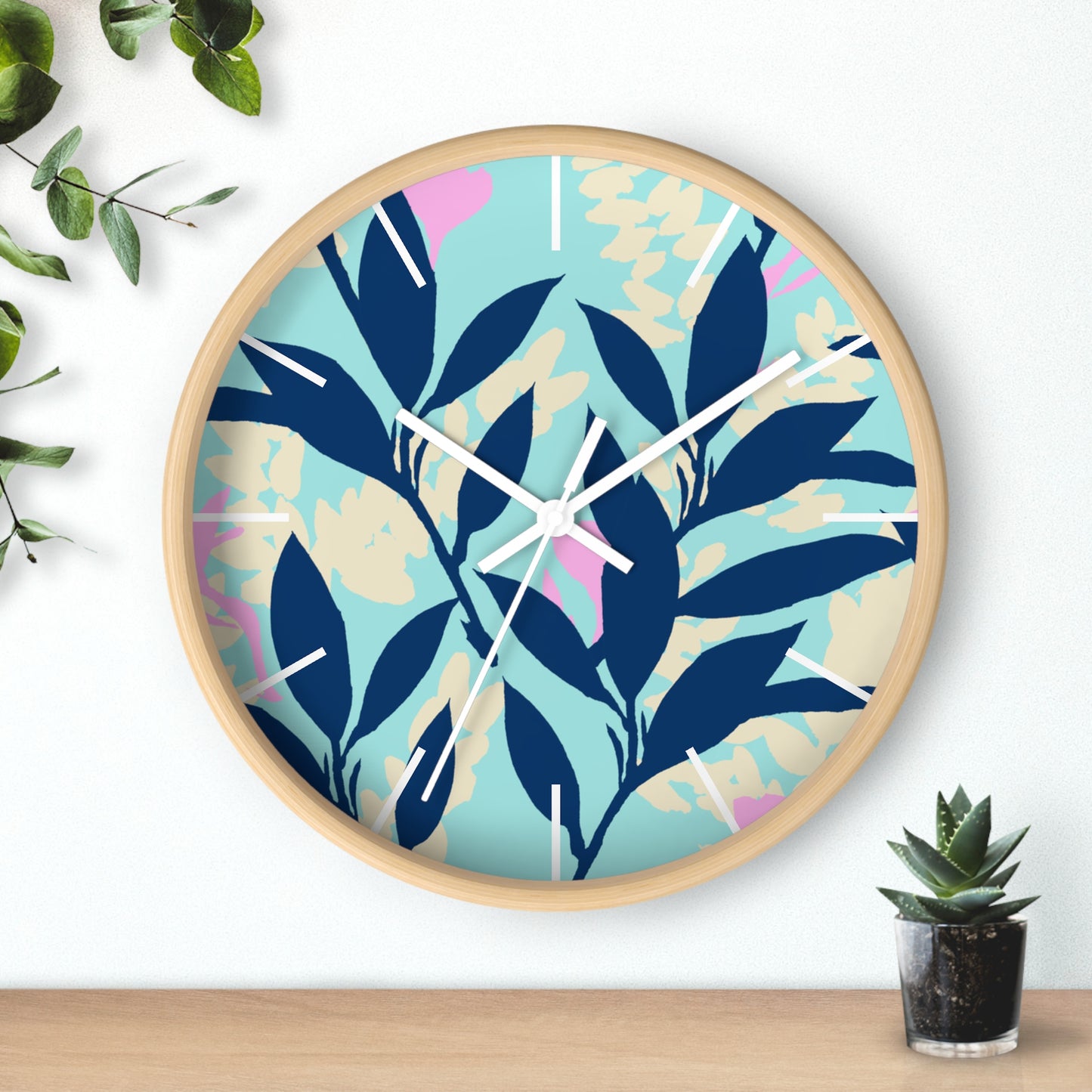 Wall Clock - Garden Night Impression